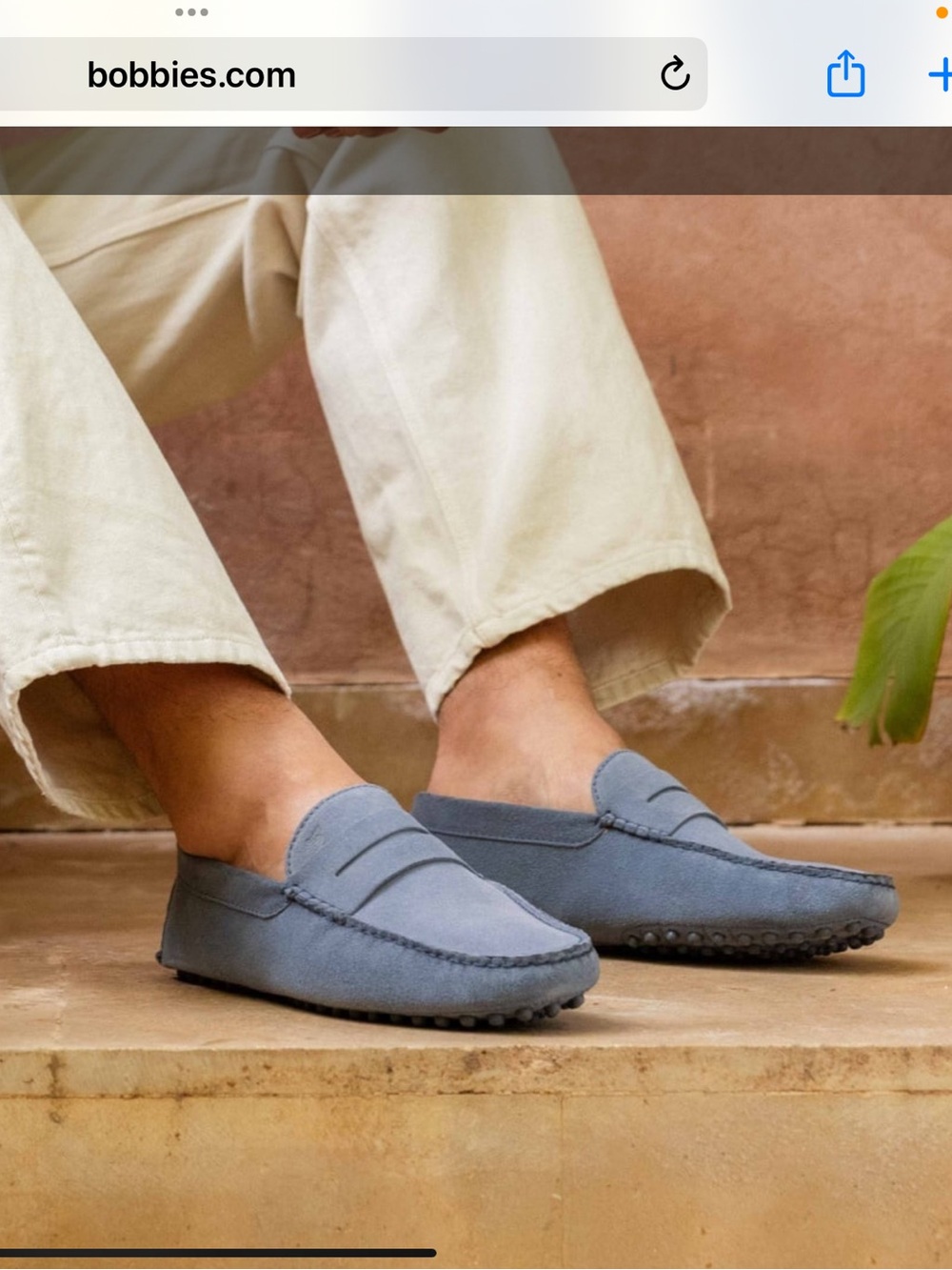 Bobbies Paris Driving Loafer
Blue Grey Lewis Style
